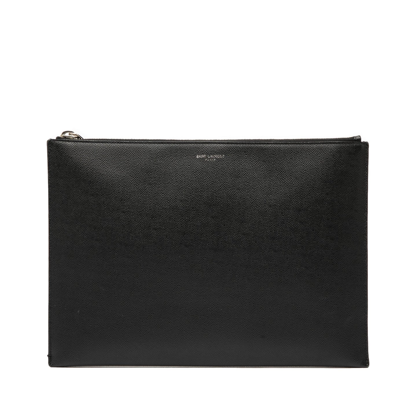 Saint Laurent Grain De Poudre Zipped Tablet Holder