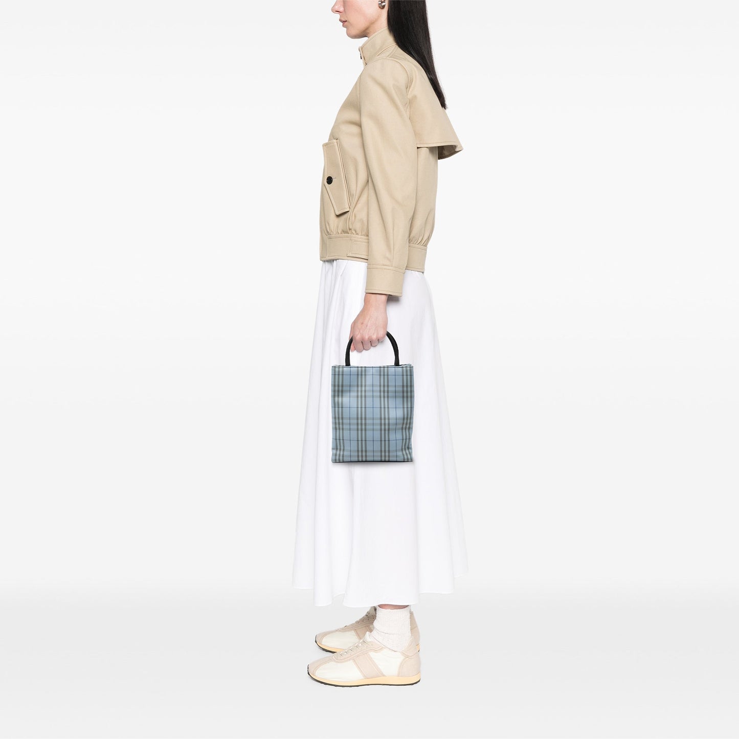 Burberry House Check Canvas Handbag