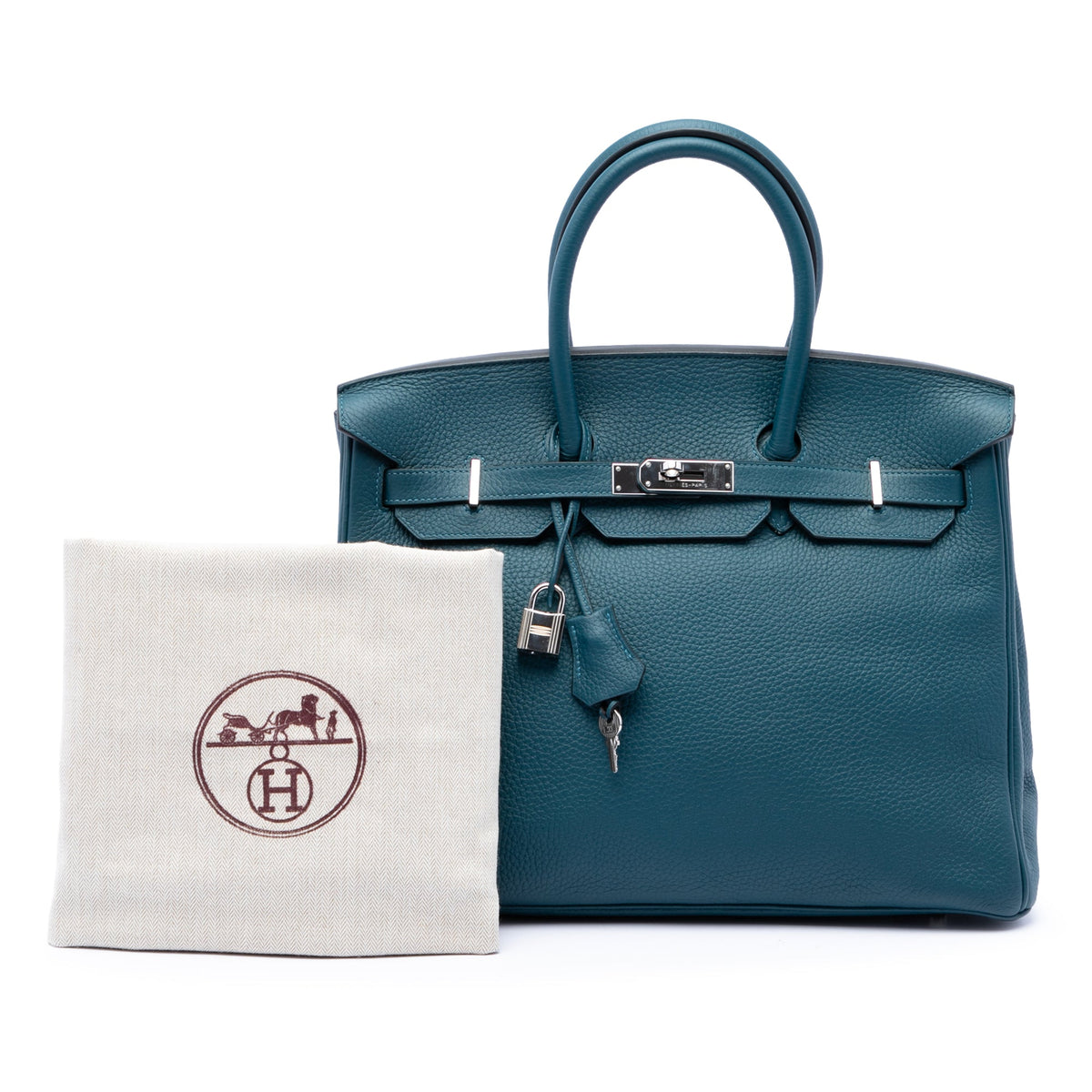 Hermès Clemence Birkin Retourne 35