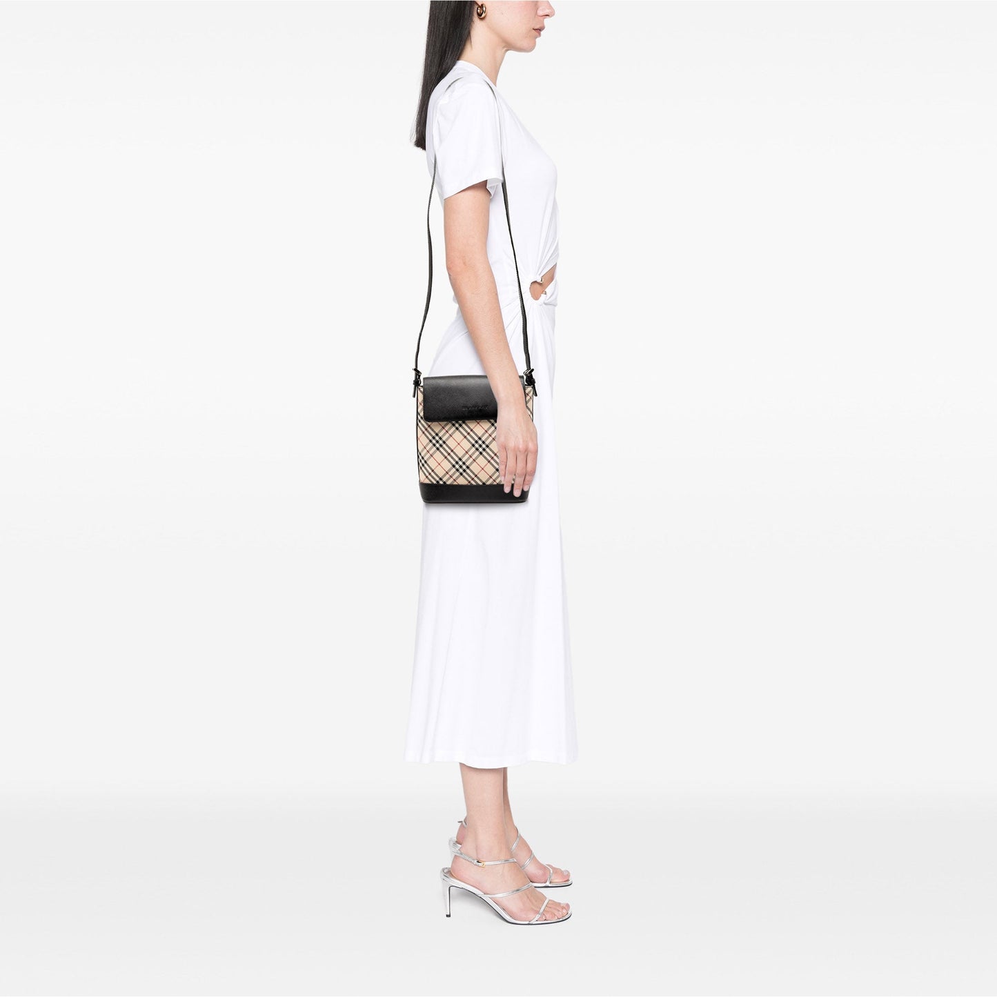 Burberry Nova Check Canvas Crossbody