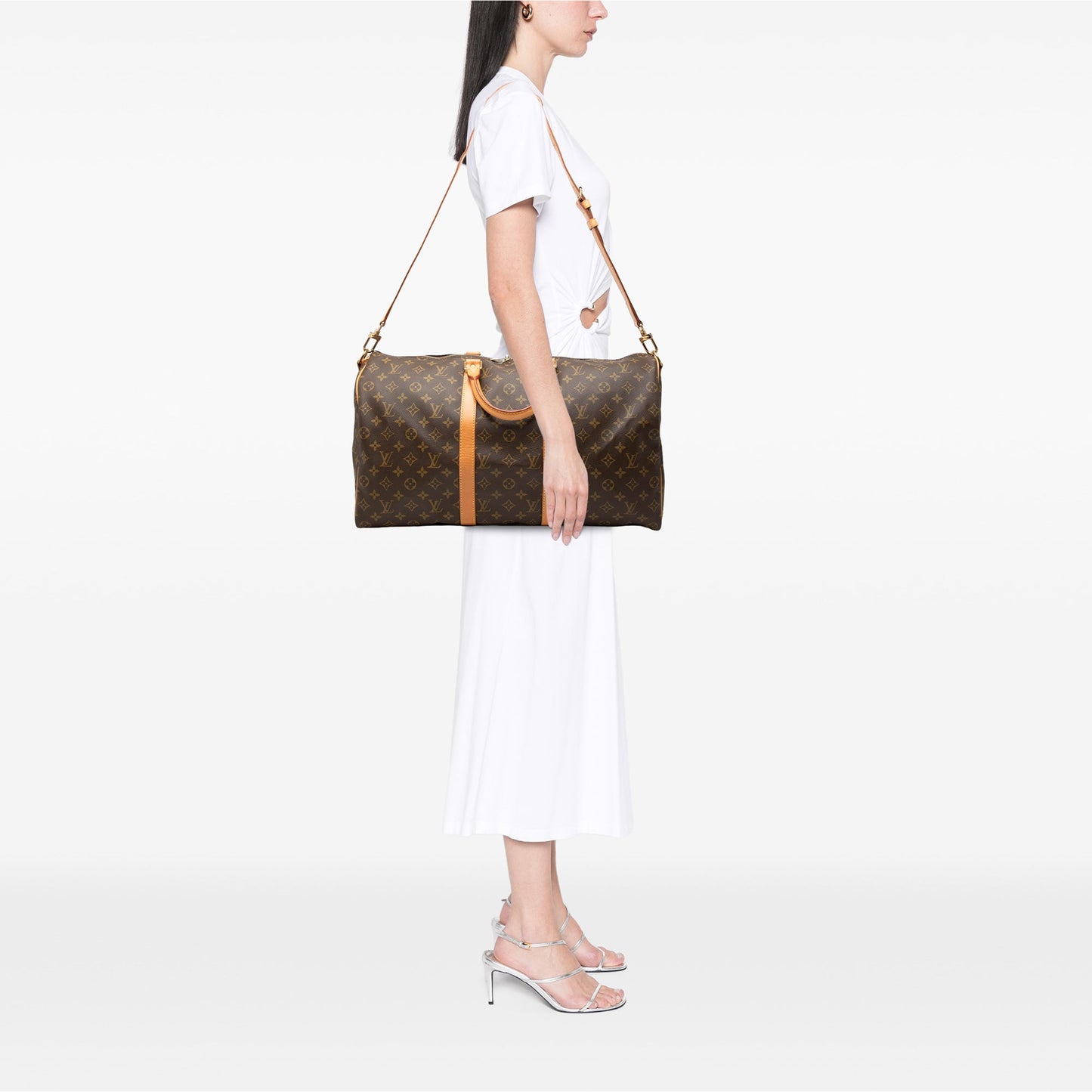 Louis Vuitton Monogram Keepall Bandouliere 50