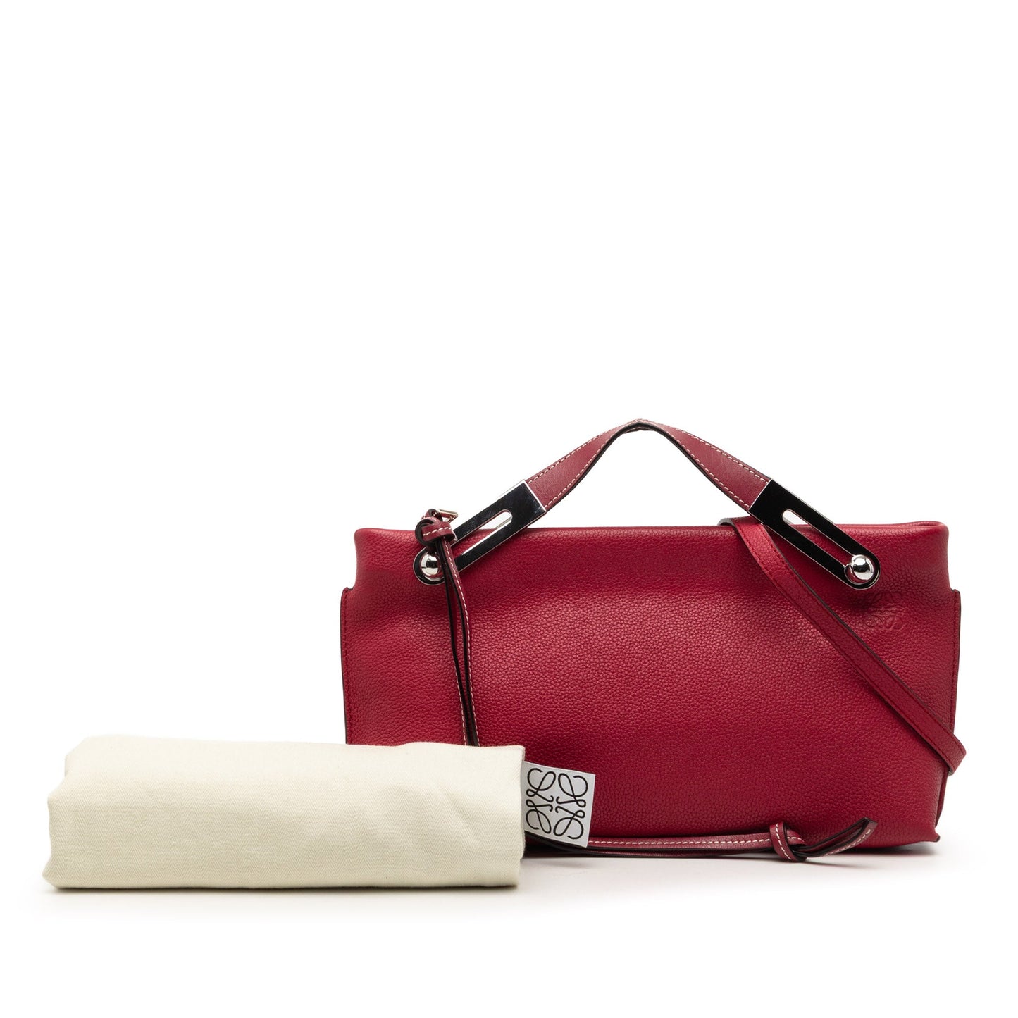 LOEWE Small Grained Calfskin Missy Satchel
