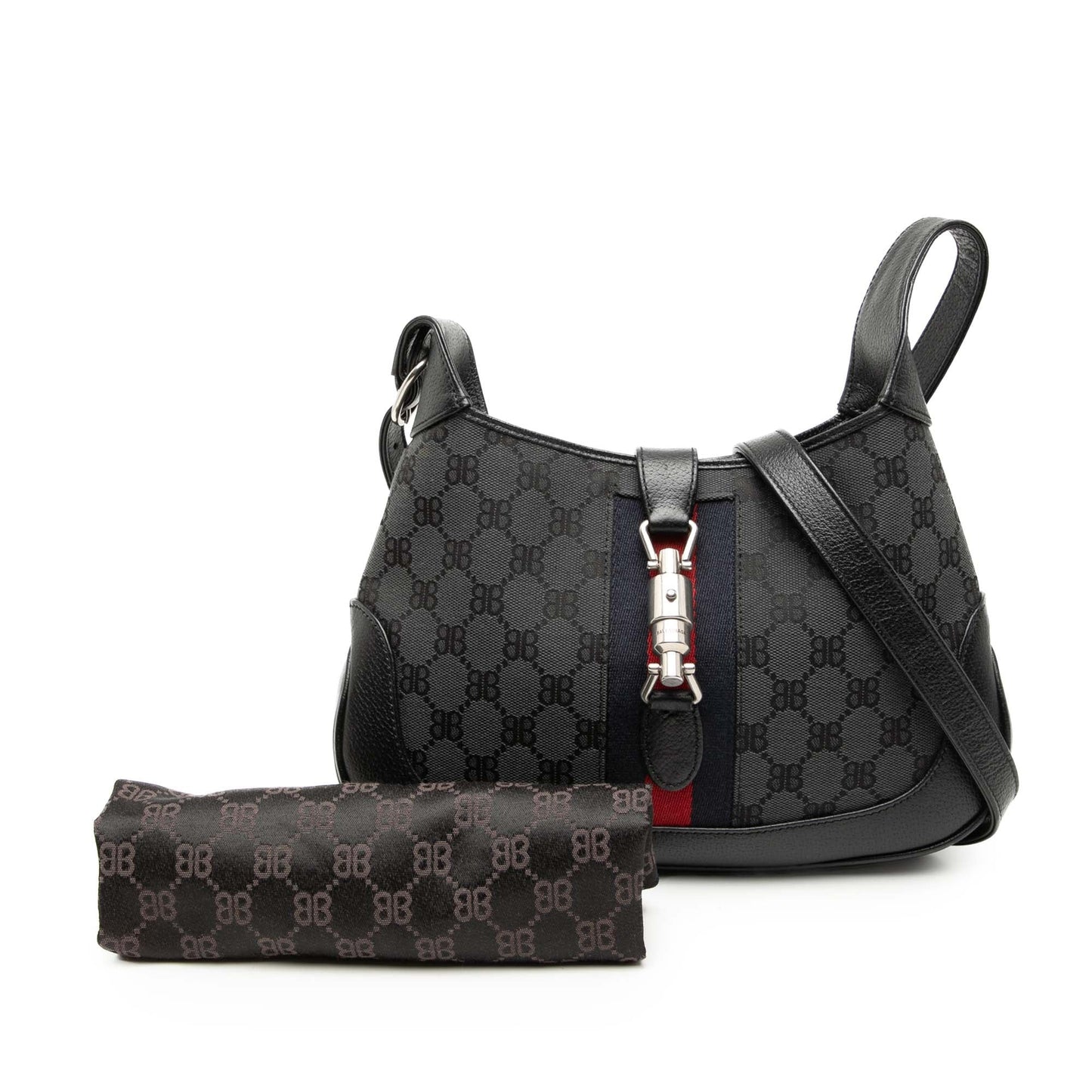 Gucci The Hacker Project Small BB Canvas Web Jackie 1961 Crossbody
