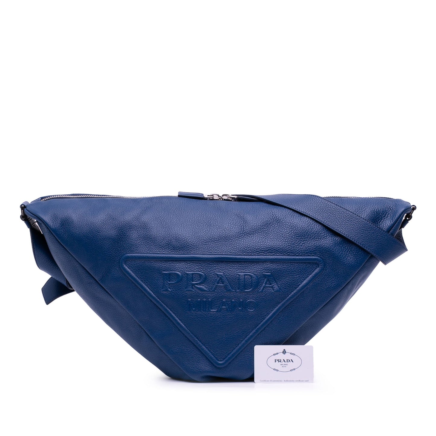 Prada Vitello Daino Triangle Crossbody