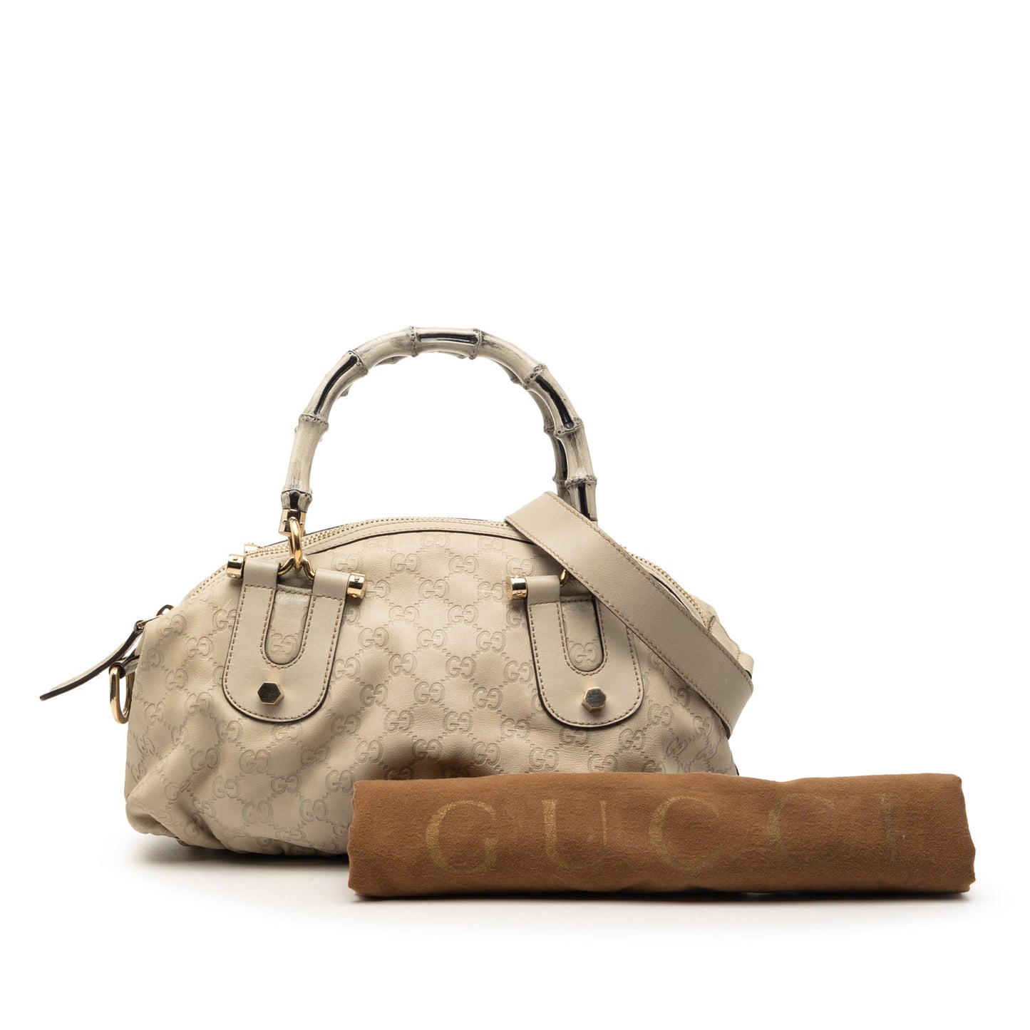 Guccissima Bamboo Dialux Pop Satchel