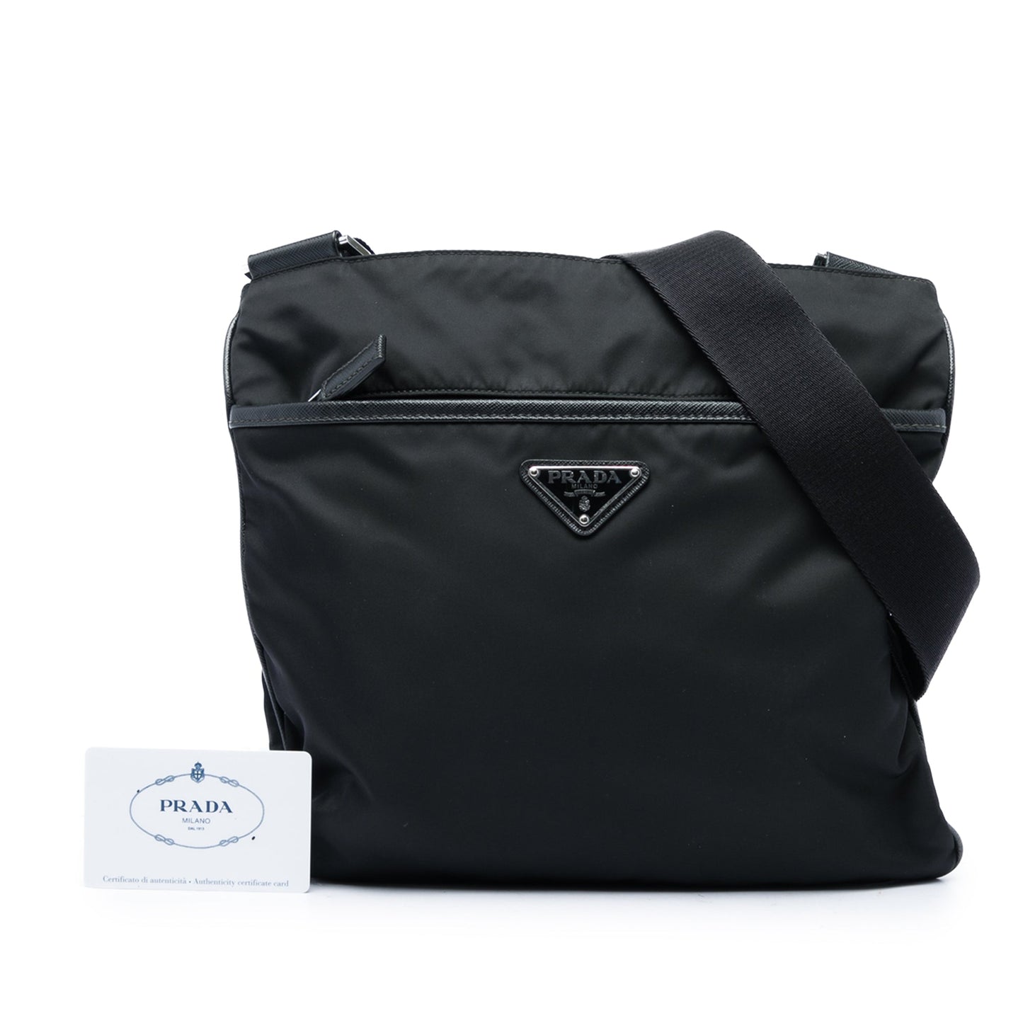 Prada Tessuto Zip Top Crossbody