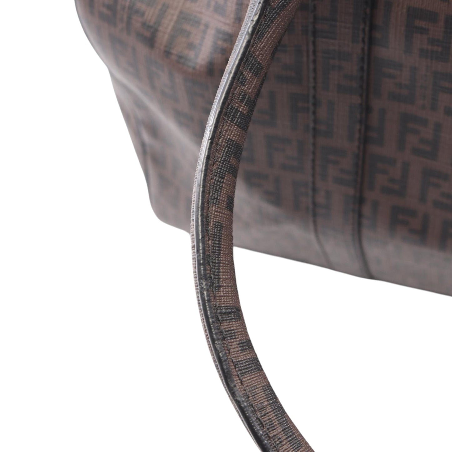 Fendi Zucchino Coated Canvas Boston bag