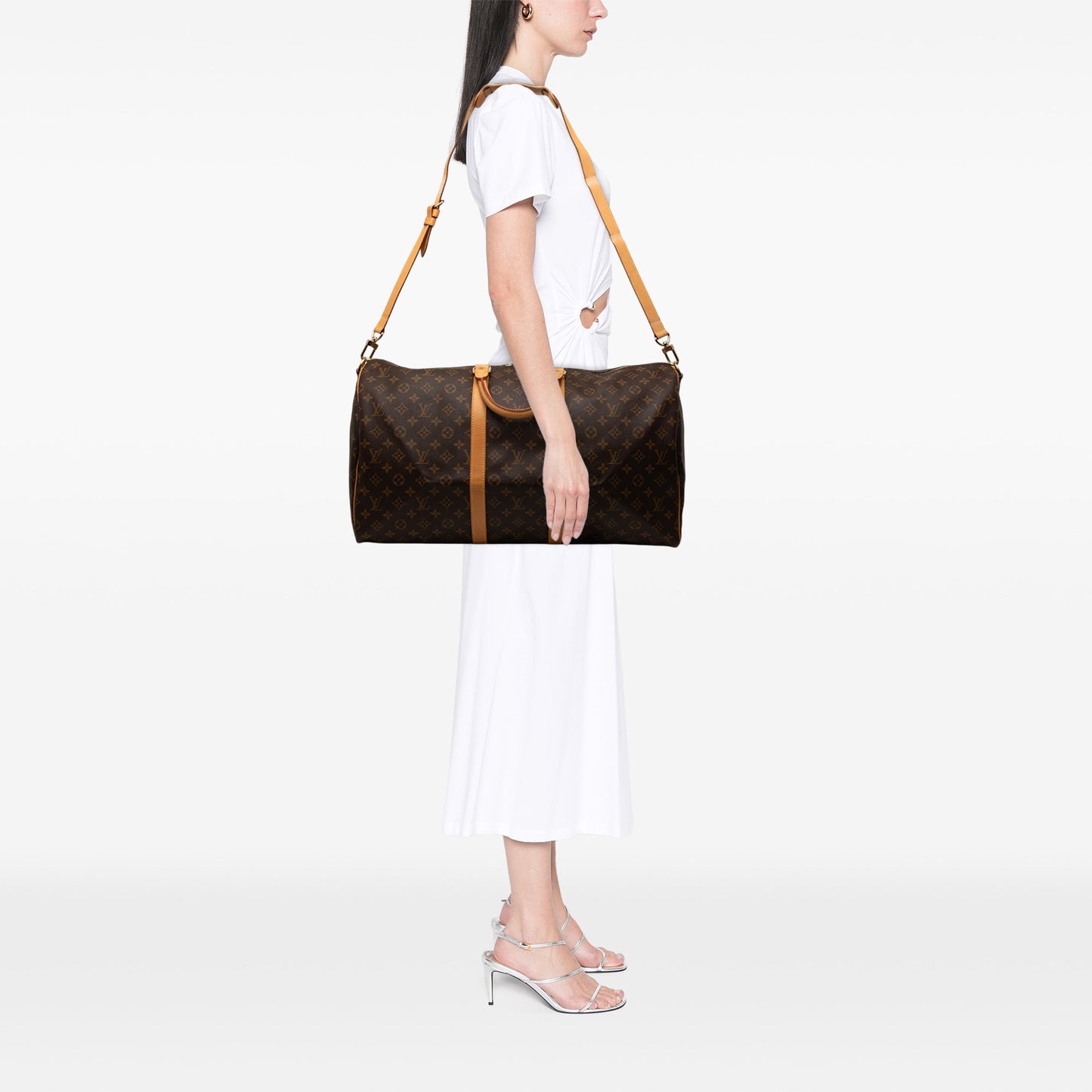 Louis Vuitton Monogram Keepall Bandouliere 55