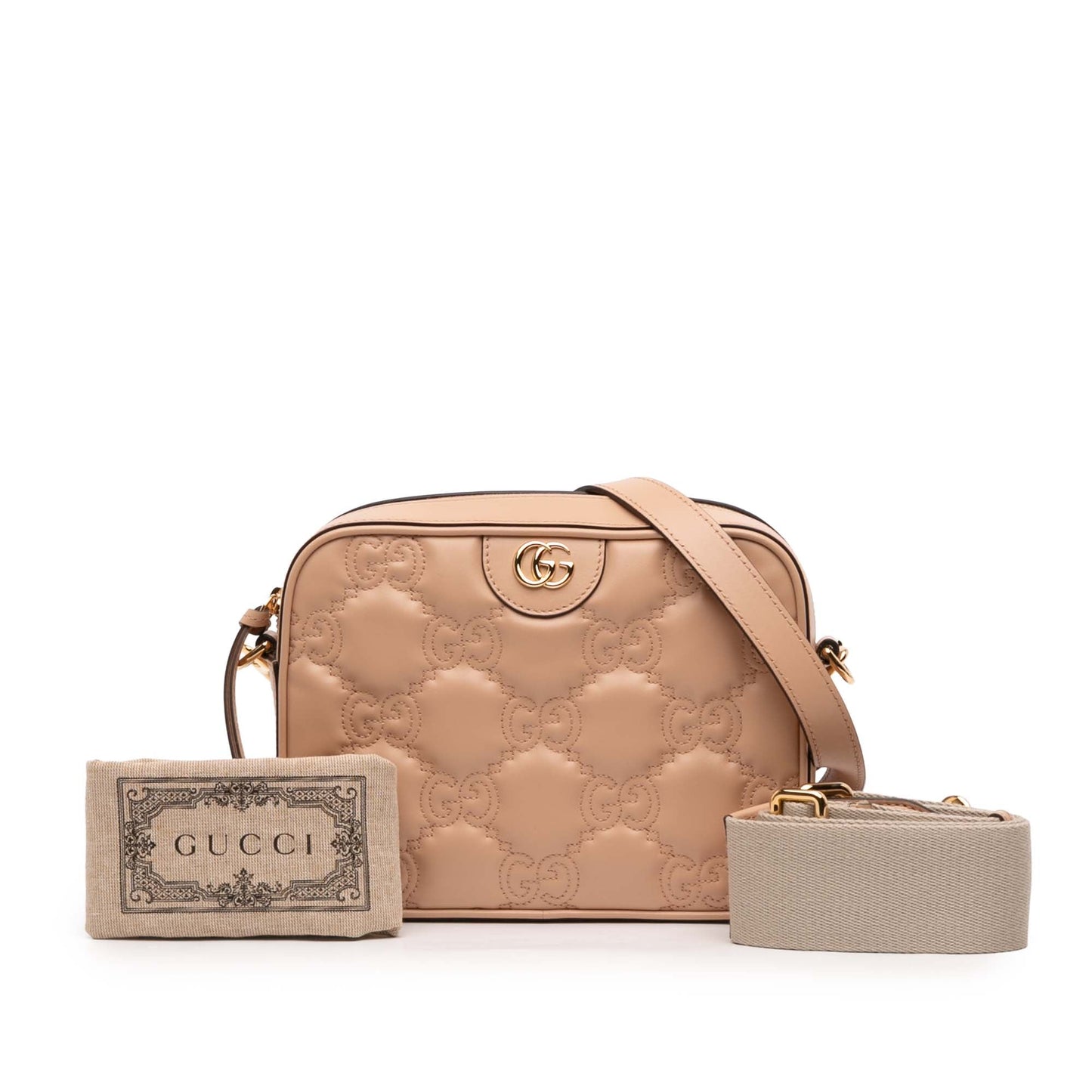 Gucci Small GG Matelasse Leather Crossbody