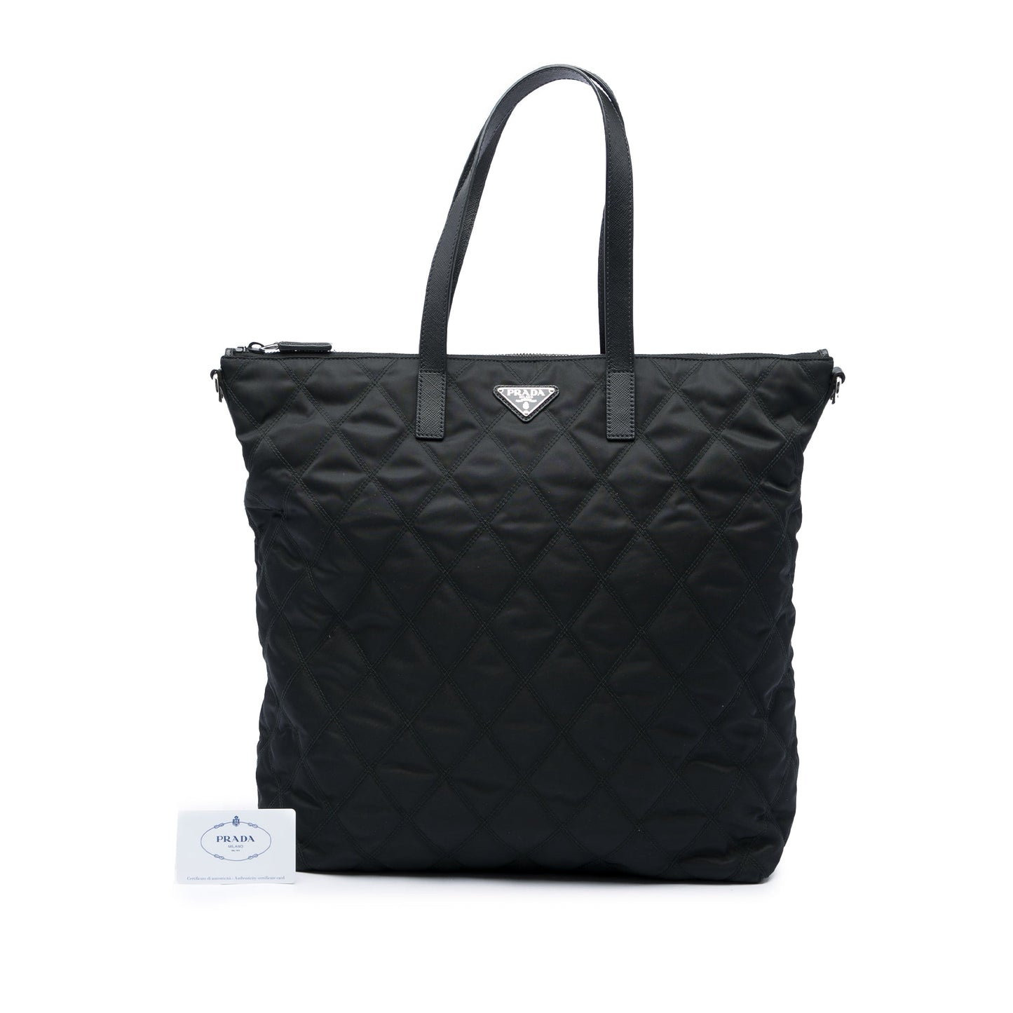 Prada Impuntu Tessuto Satchel