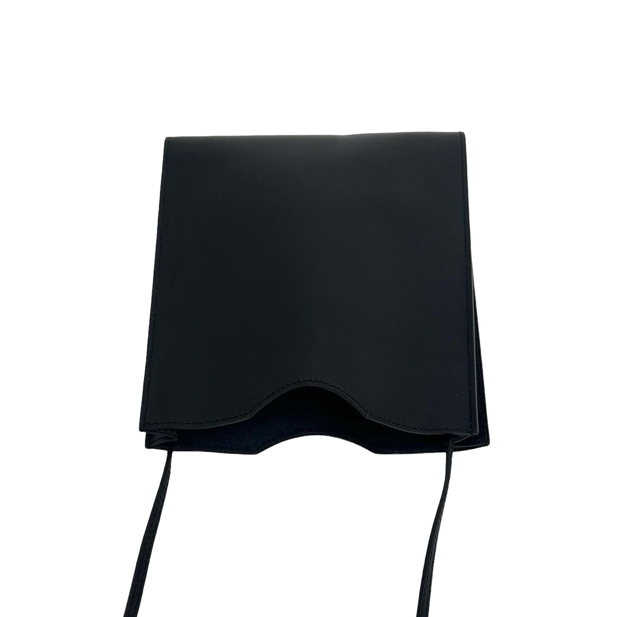 Hermès Box Calf Onimetou Crossbody — Black