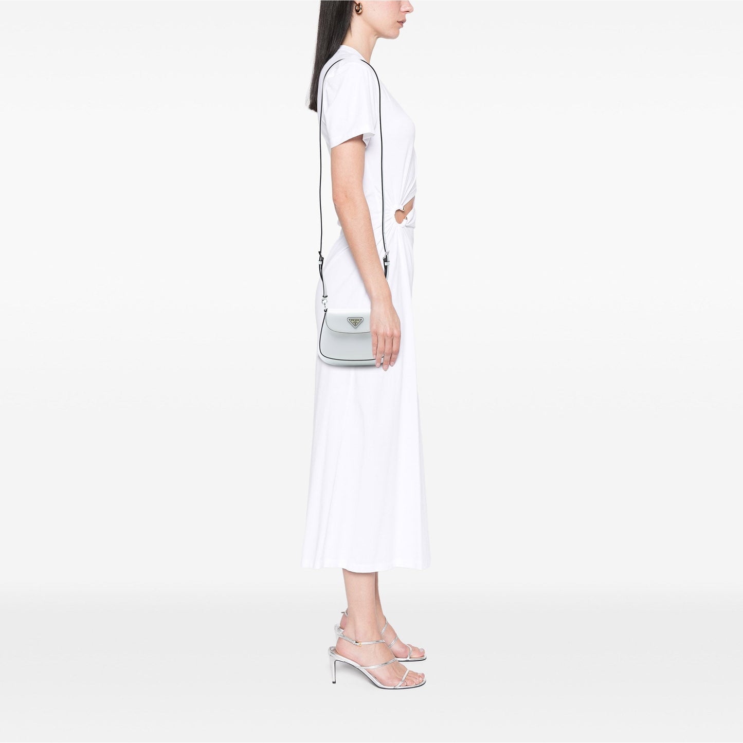 Prada Mini Brushed Leather Cleo Bag