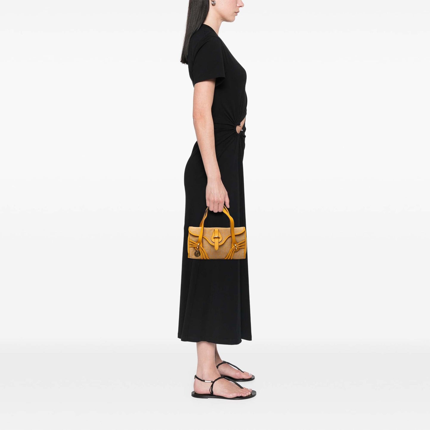 Fendi Zucchino Canvas Handbag