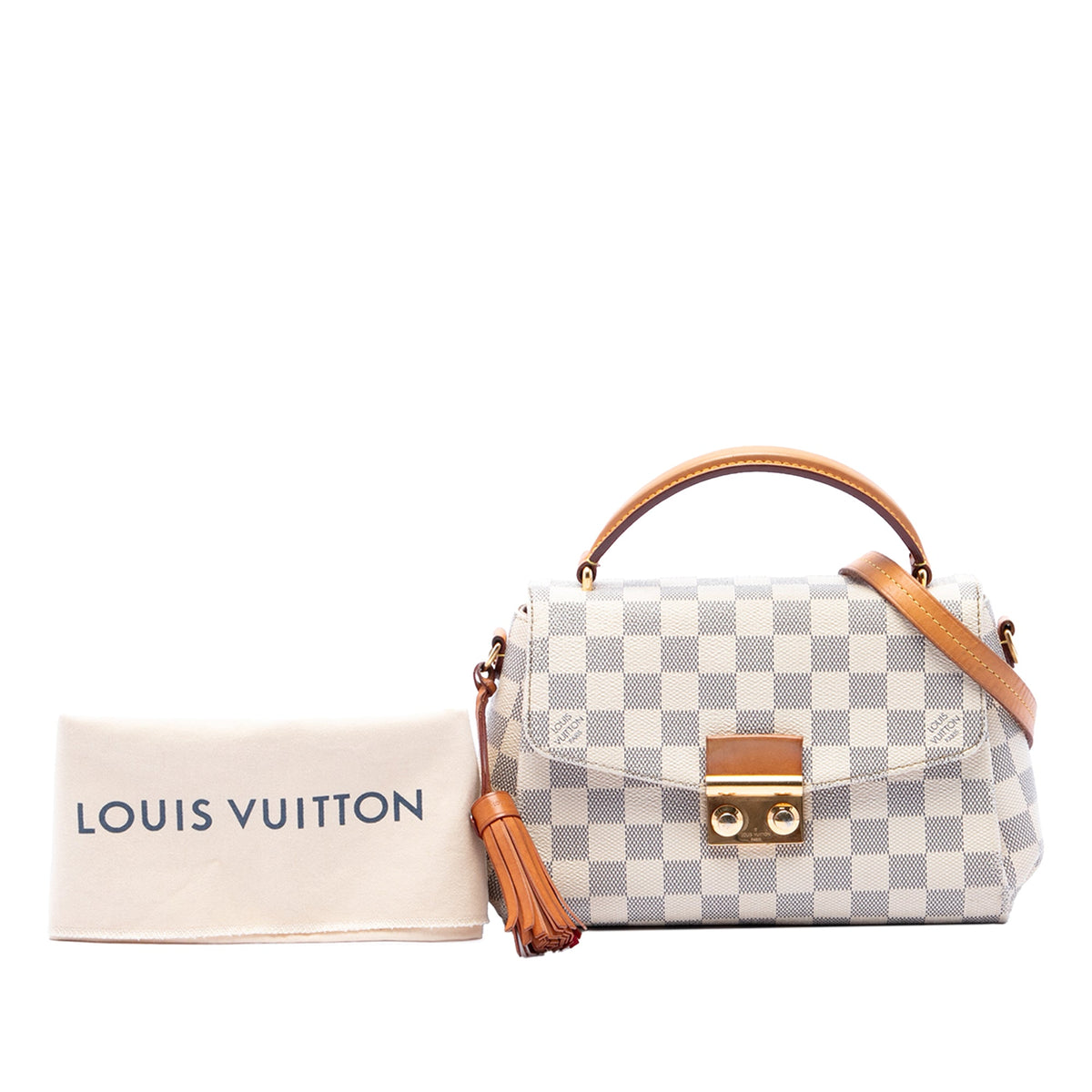 Louis Vuitton Damier Azur Croisette — White