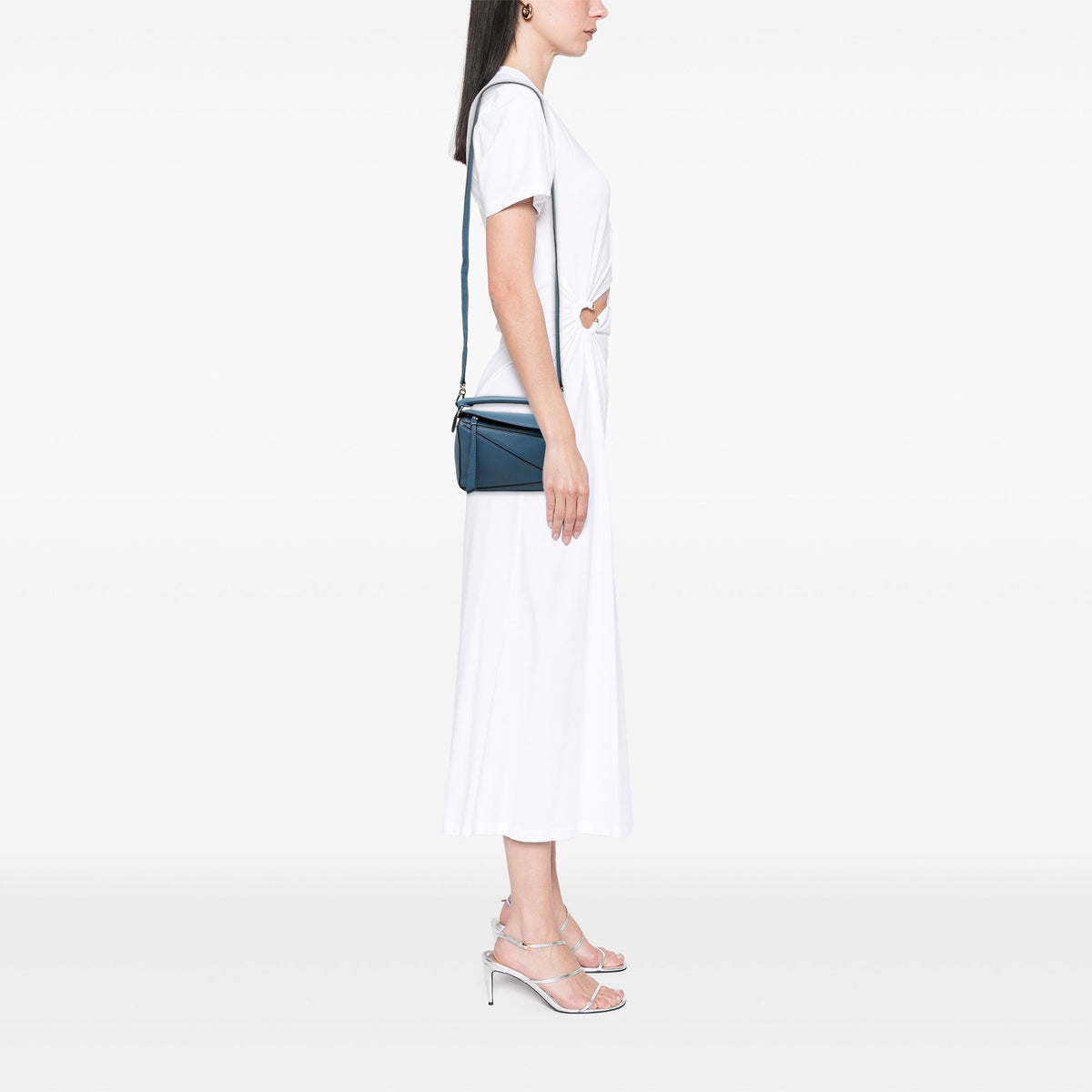 LOEWE Mini Calfskin Puzzle Satchel