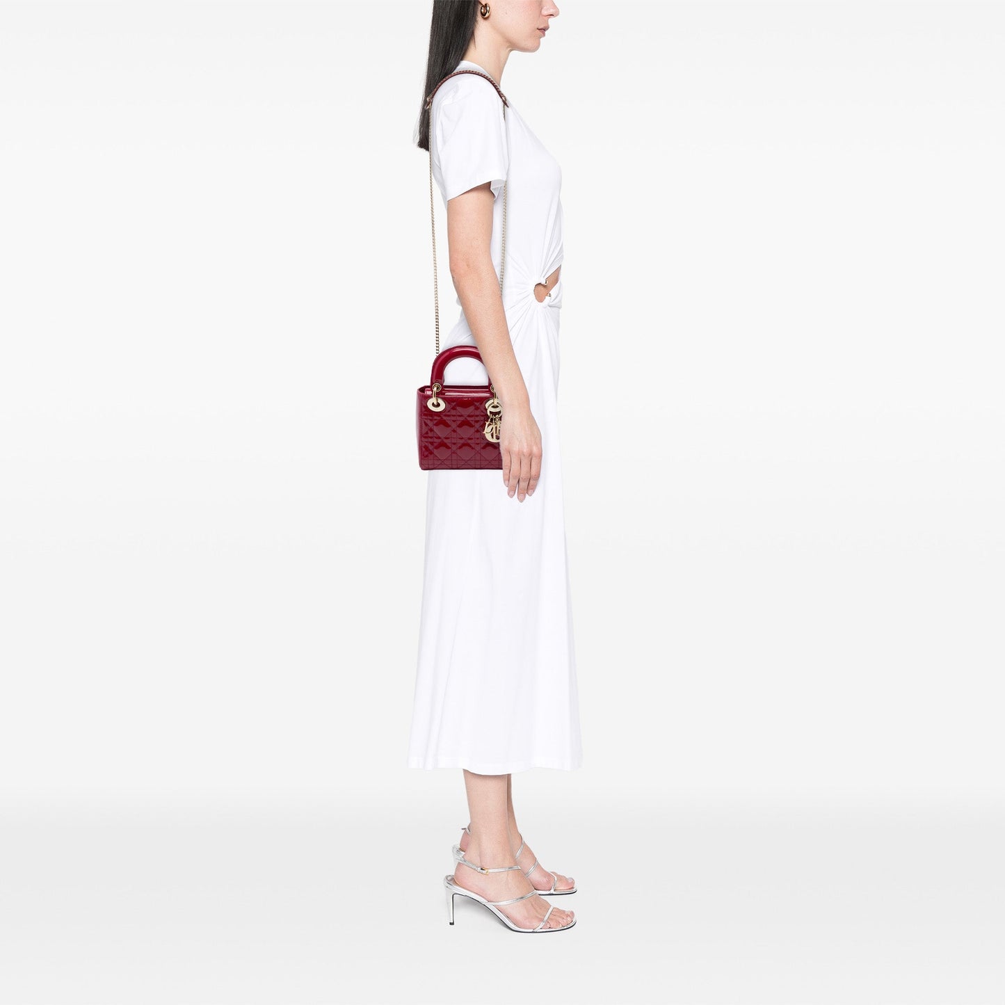 Dior Mini Patent Cannage Lady Dior