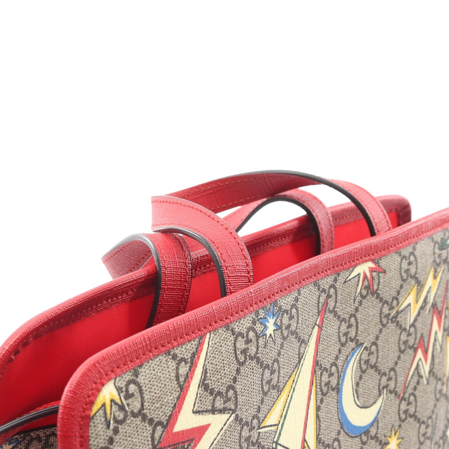Childrens GG Supreme Space Print Satchel