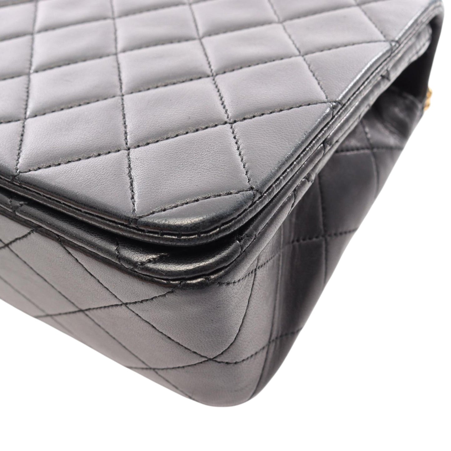 Chanel Small Quilted Lambskin CC Turnlock Full Single Flap