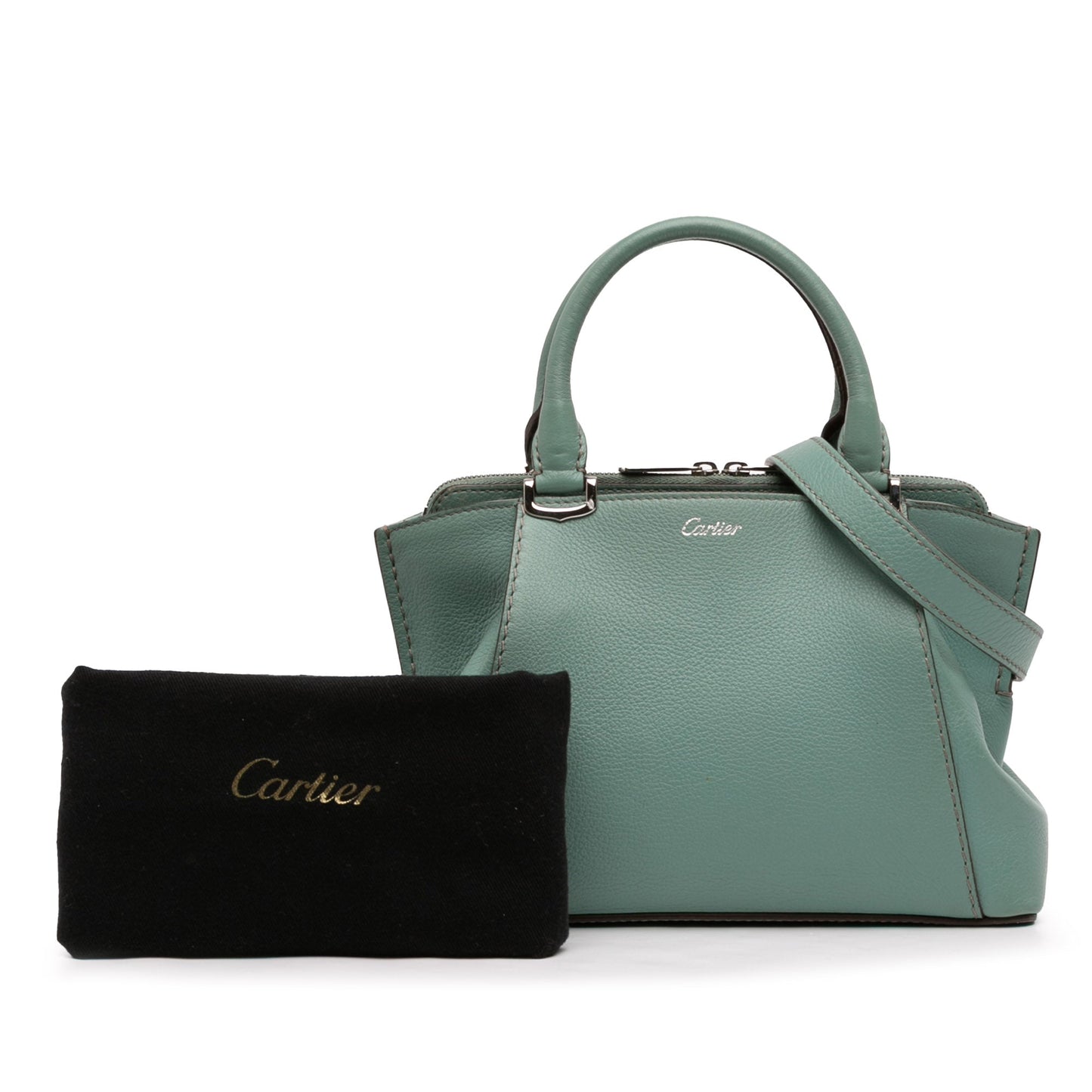Cartier Small Leather C De Cartier Satchel