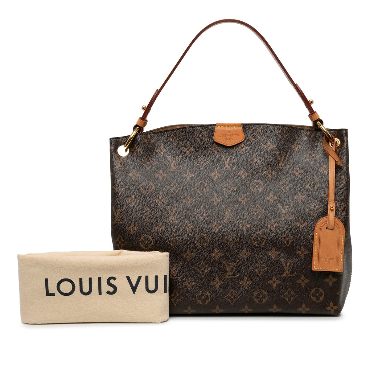 Louis Vuitton Monogram Graceful PM — Brown