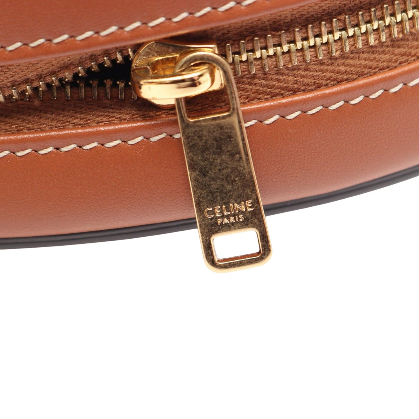 Celine Small Calfskin Cuir Triomphe Oval Crossbody