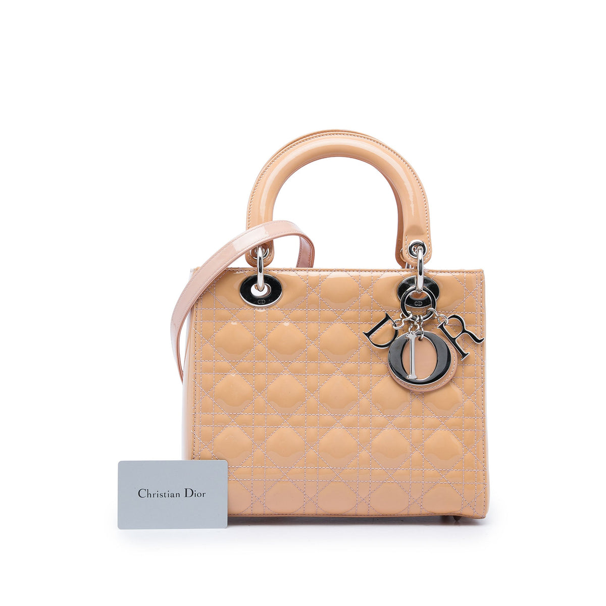 Dior Medium Patent Cannage Lady Dior