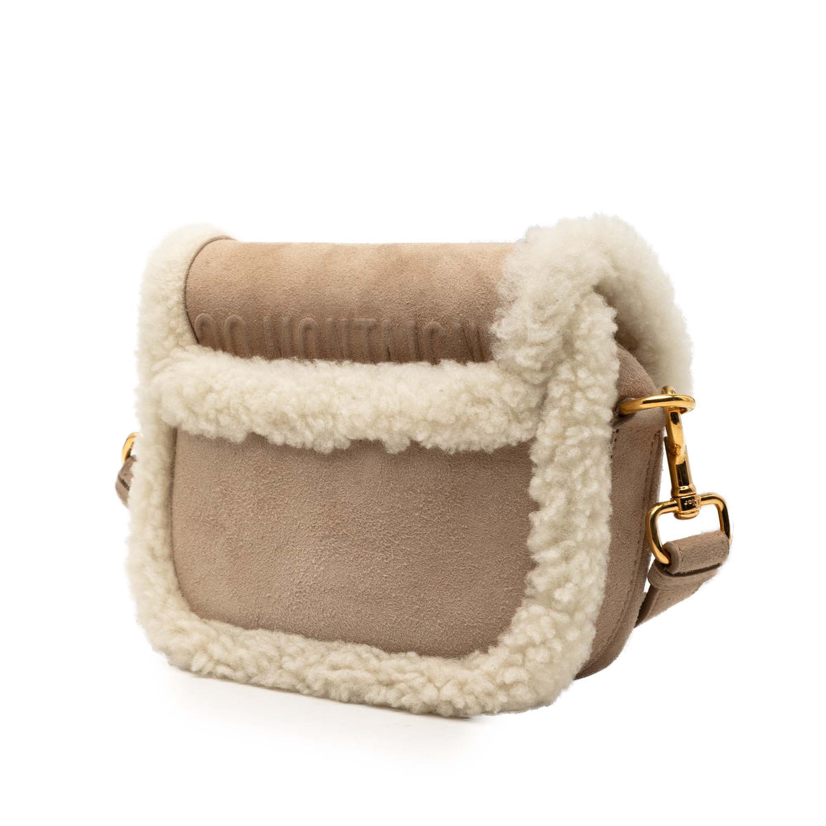 Dior Small Suede Shearling Bobby Crossbody