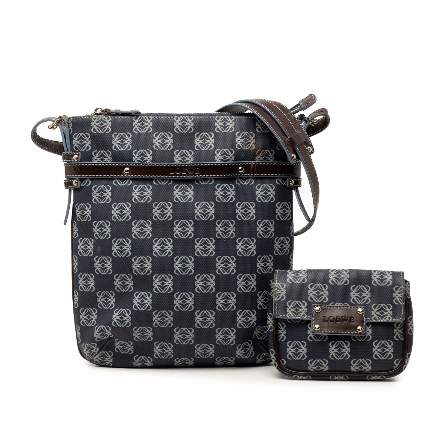 LOEWE Anagram Coated Canvas Crossbody