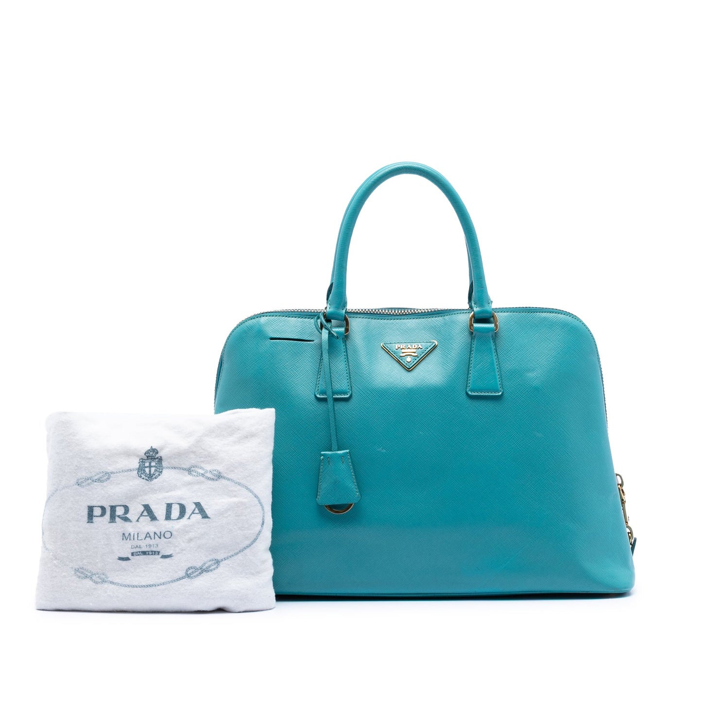Prada Large Saffiano Lux Promenade Satchel