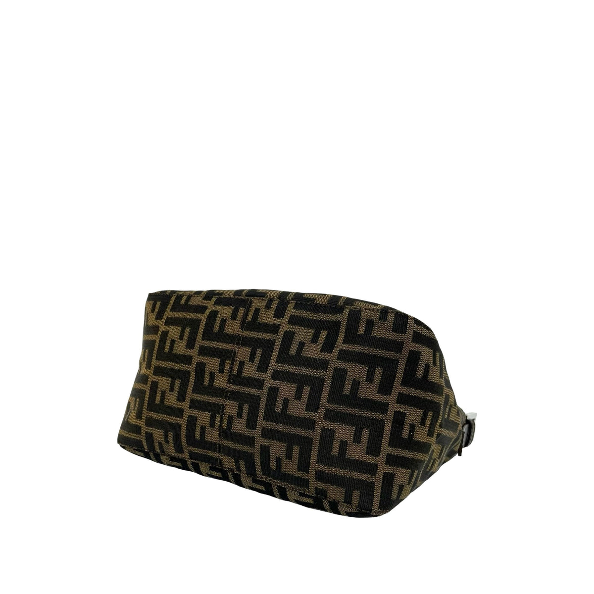 Fendi Zucca Canvas Shoulder Bag — Brown