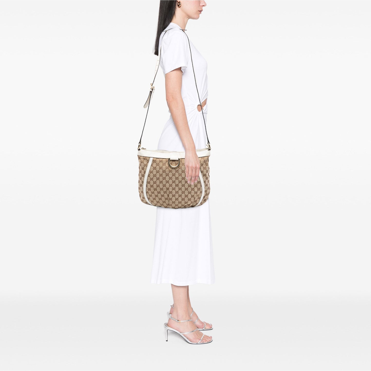 Gucci GG Canvas Abbey D Ring Crossbody