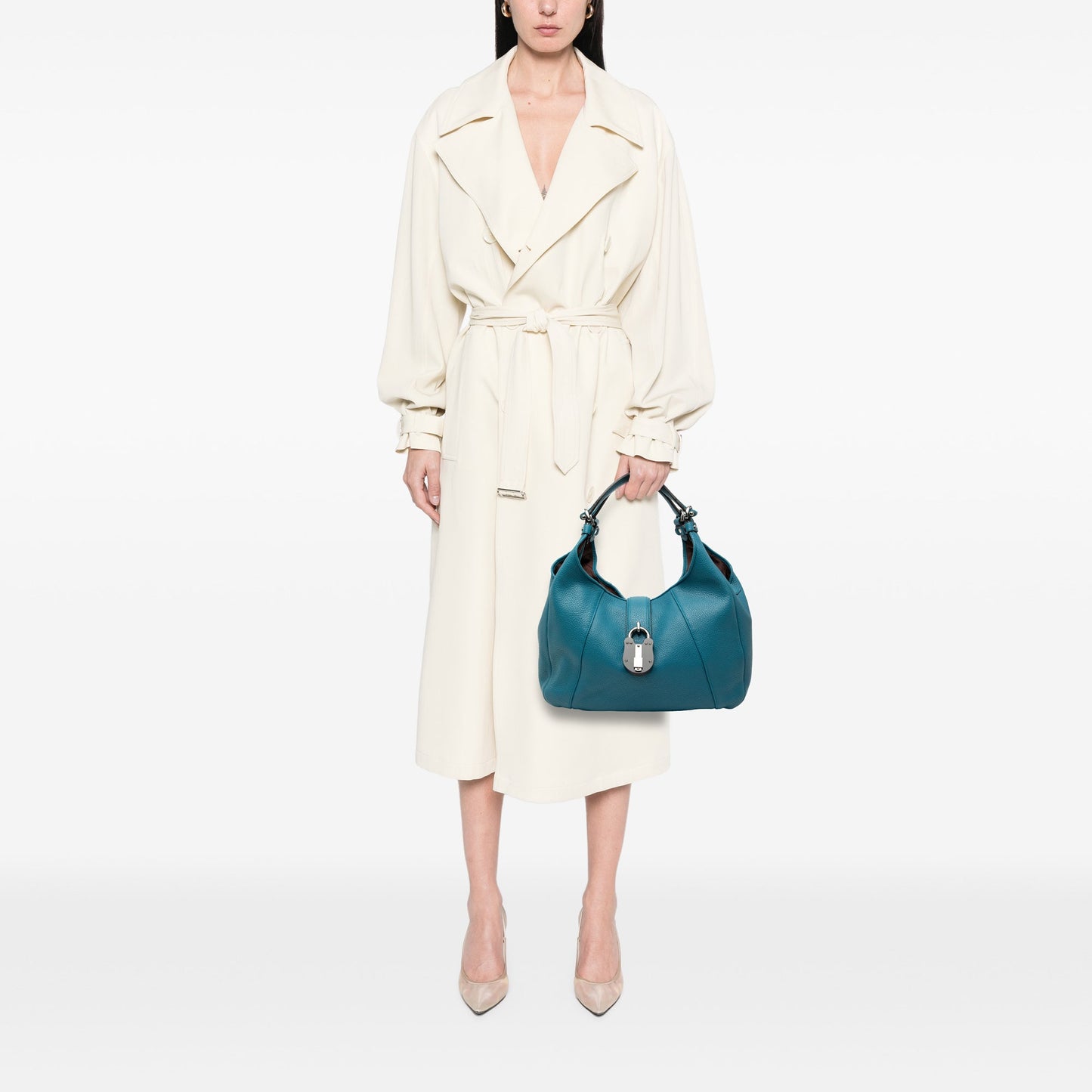 LOEWE Calfskin Calle Hobo