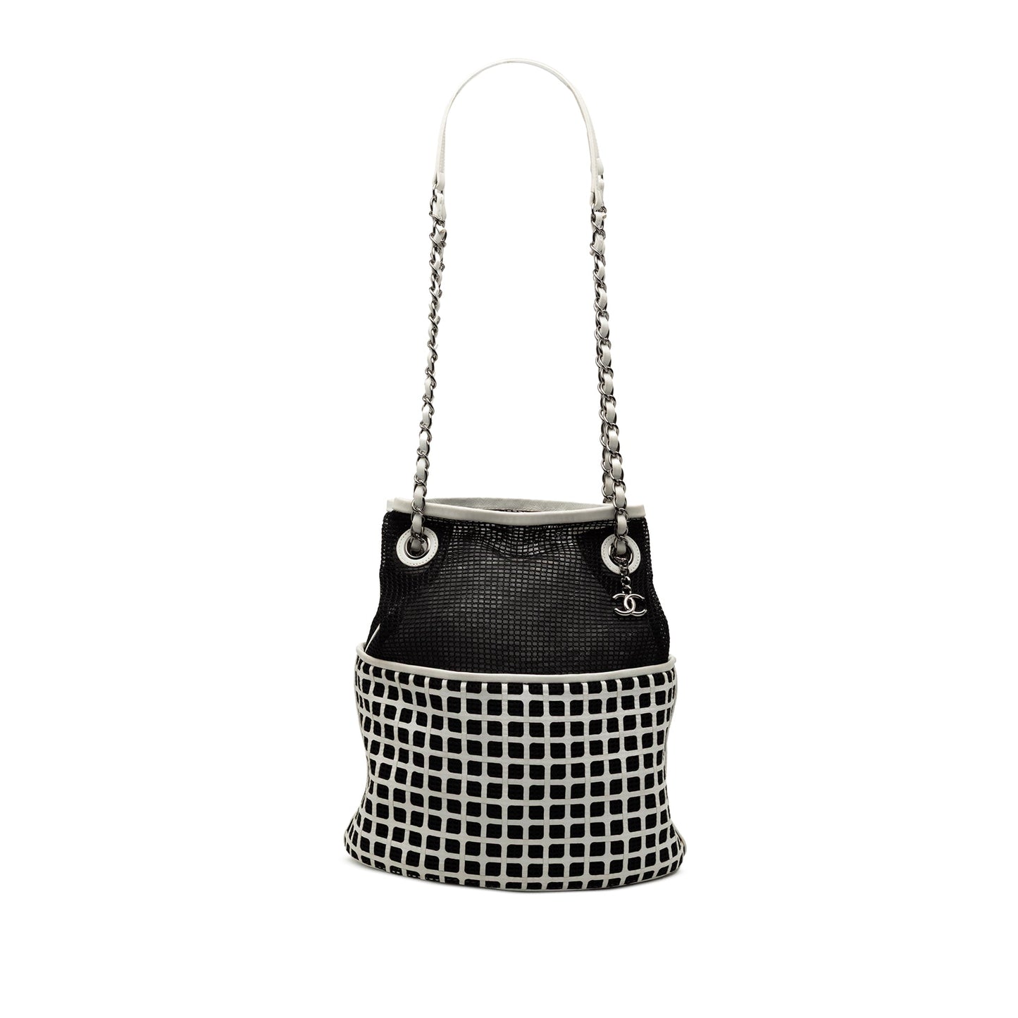 Chanel CC Mesh and Calfskin Bucket Bag