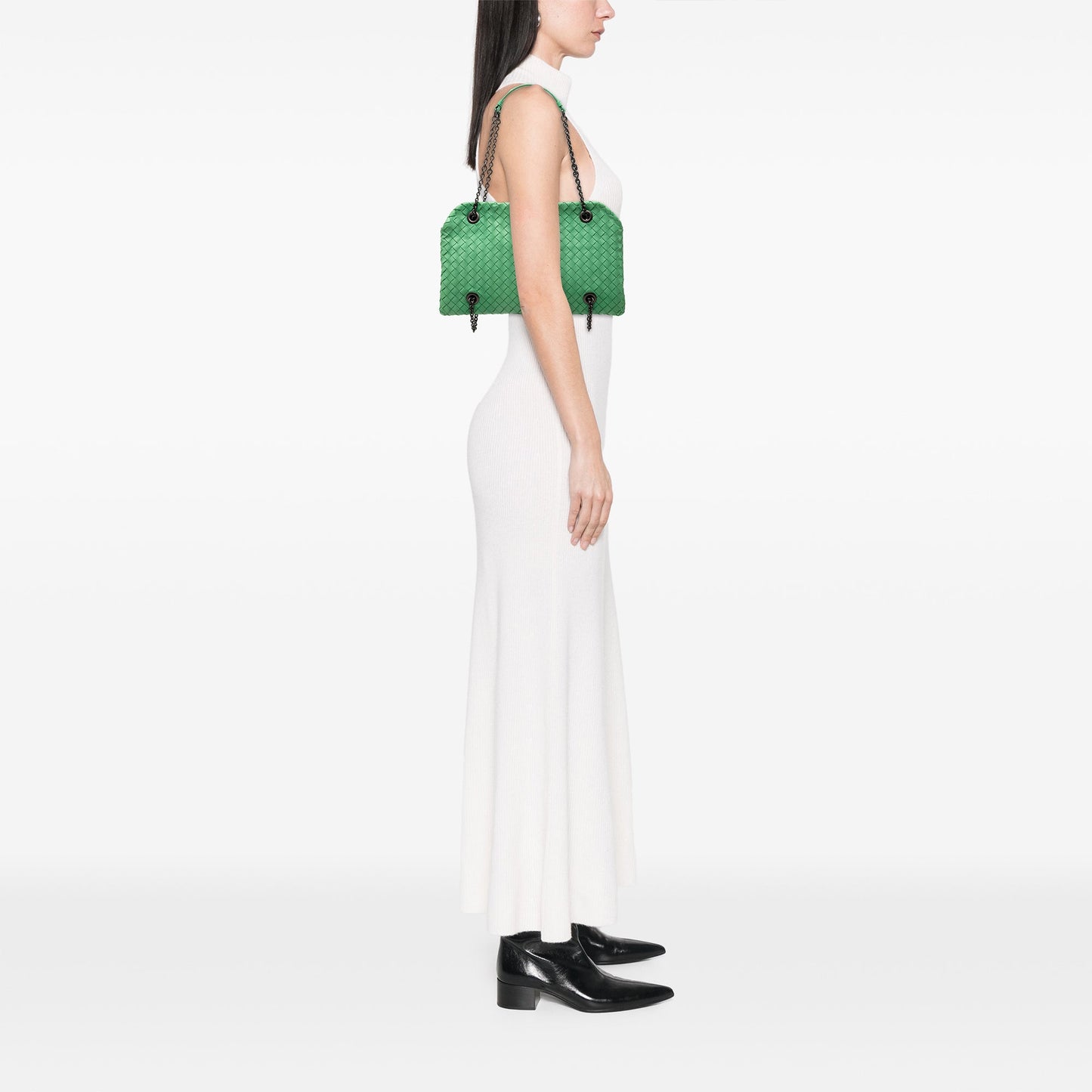 Bottega Veneta Nappa Intrecciato Duo Shoulder Bag