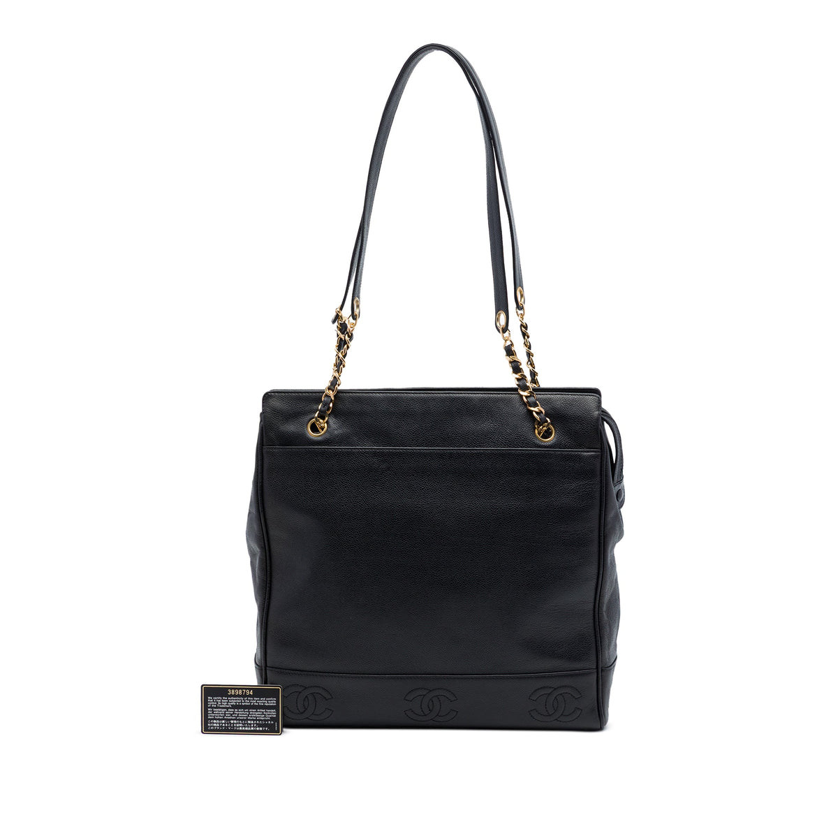 Chanel Triple CC Caviar Tote