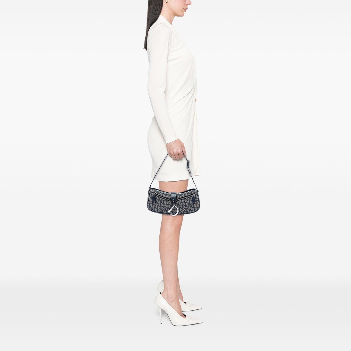 Dior Diorissimo Trotter Canvas Shoulder Bag