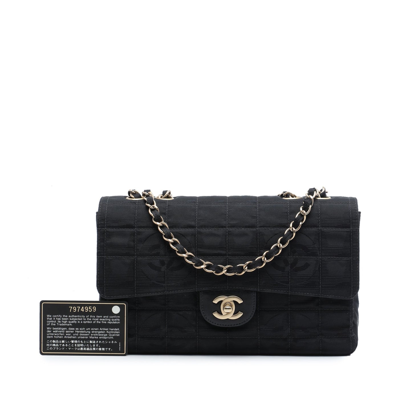 Chanel New Travel Line Medium Nylon Single Flap