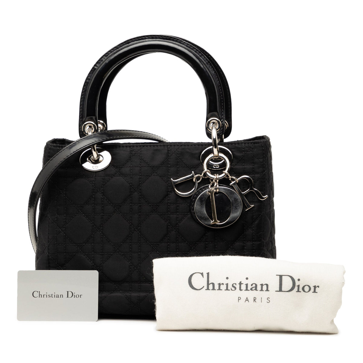 Dior Medium Nylon Cannage Lady Dior