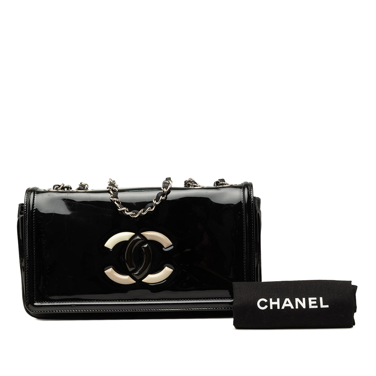 Chanel CC Patent Lipstick Ligne Flap