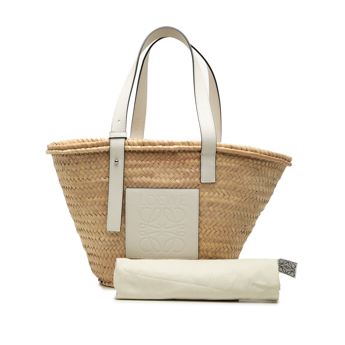 LOEWE Medium Raffia Anagram Basket Tote