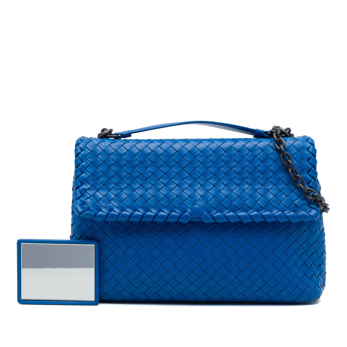 Bottega Veneta Medium Nappa Intrecciato Olimpia Shoulder Bag