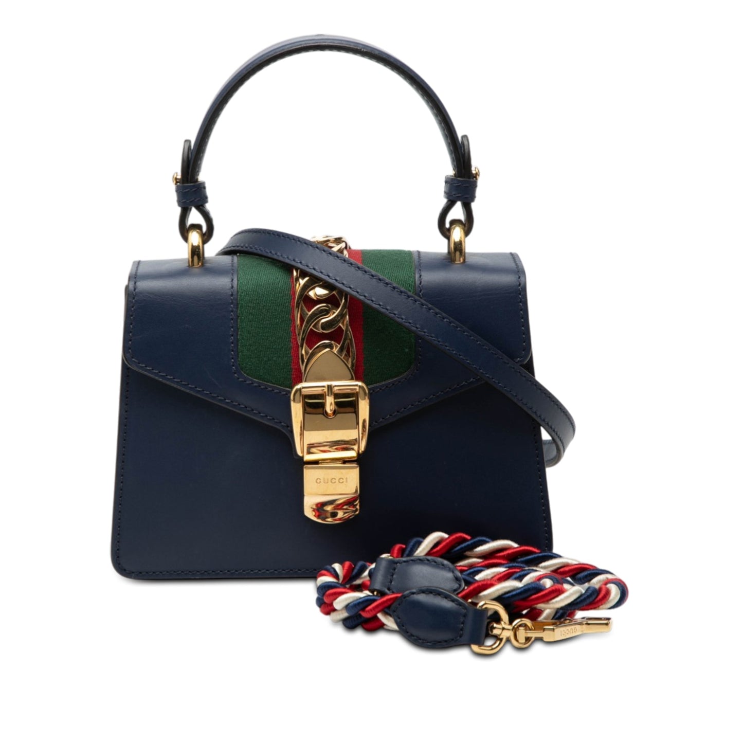 Gucci Mini Leather Sylvie Satchel