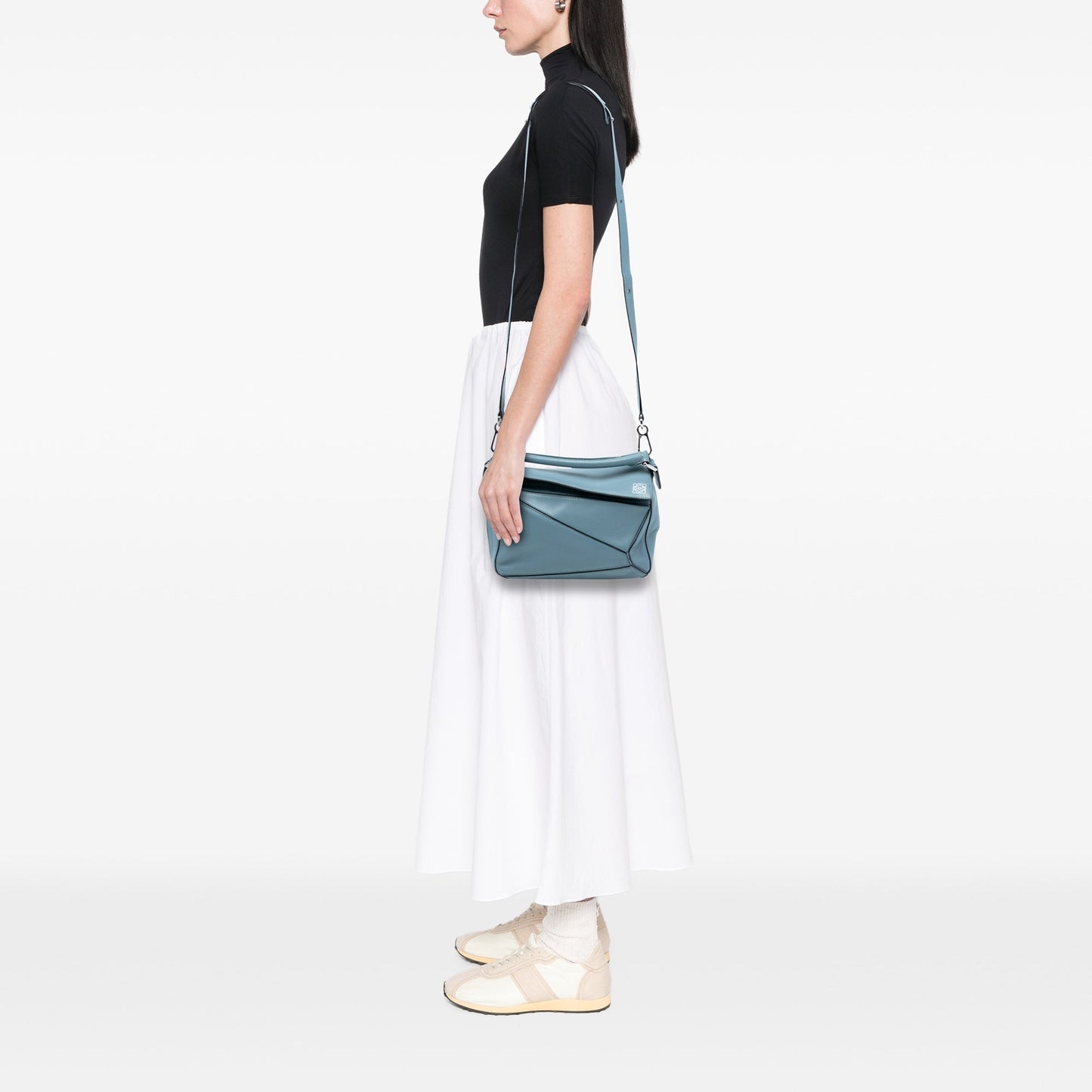 LOEWE Small Calfskin Puzzle Satchel
