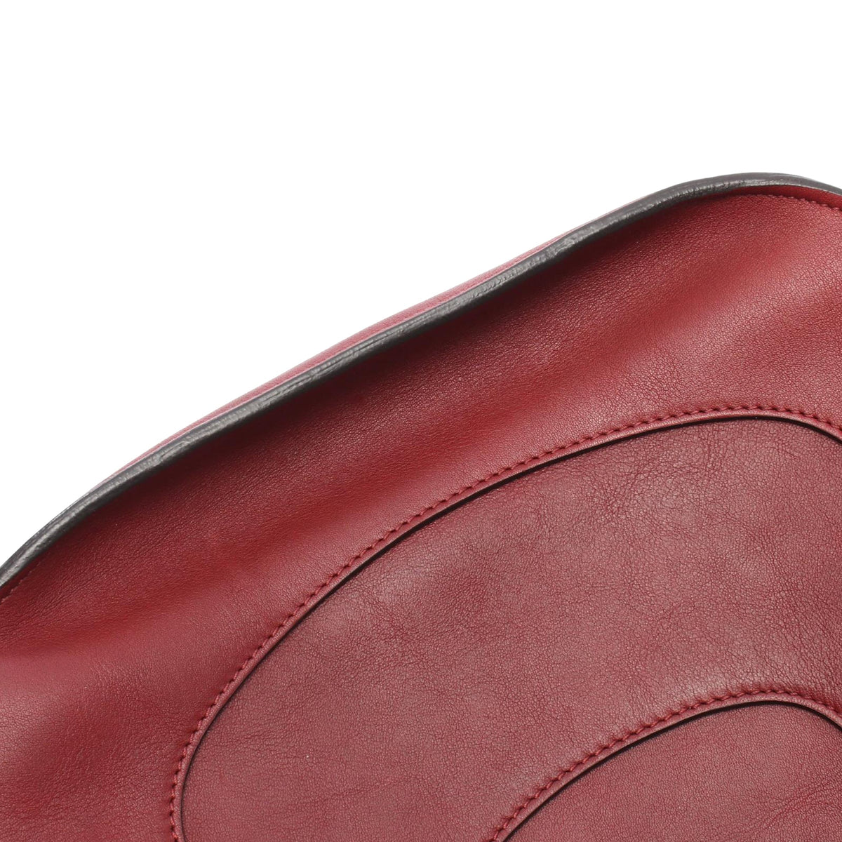 Chloé Leather Hayley Shoulder Bag — Red