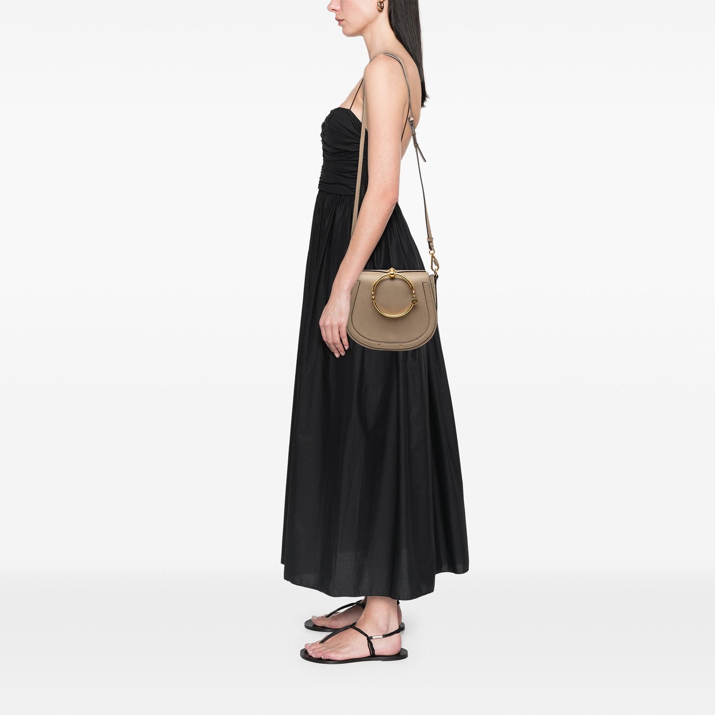 Chloé Medium Leather Nile Bracelet Satchel