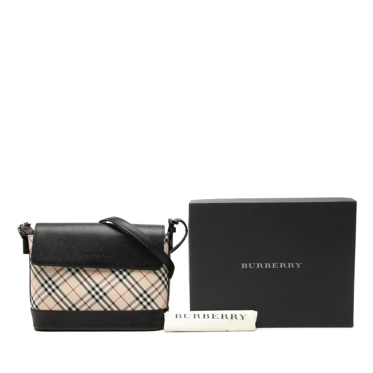 Burberry Nova Check Canvas Crossbody