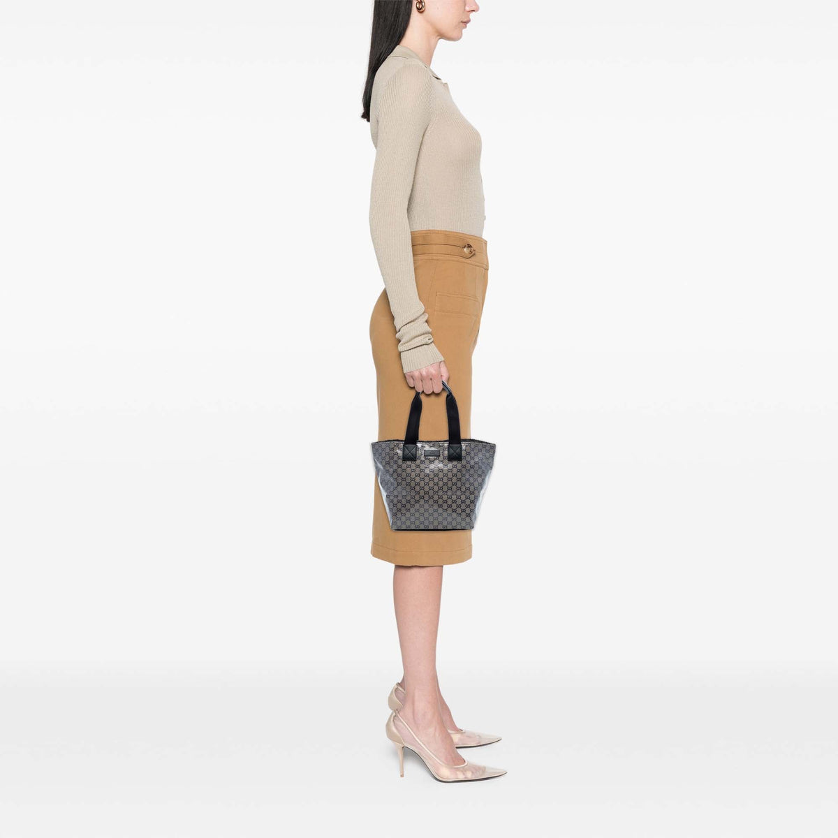 Gucci GG Crystal Web Tote