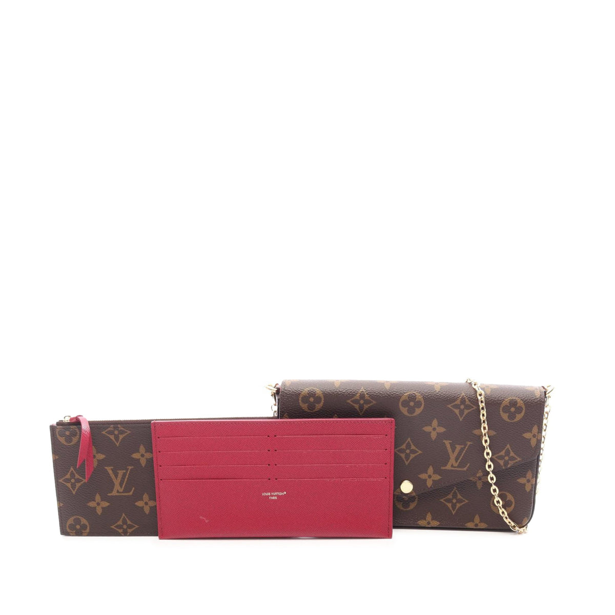 Louis Vuitton Monogram Pochette Felicie — Brown