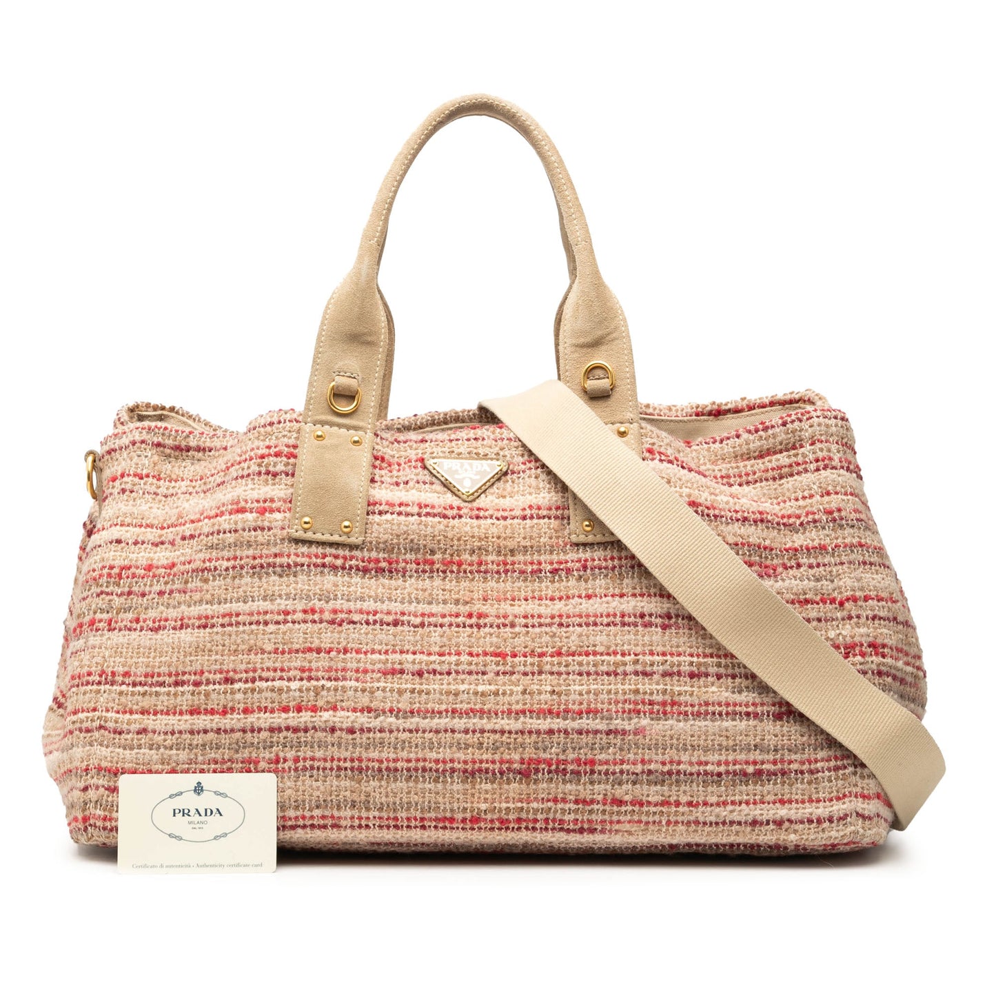 Prada Tweed Satchel
