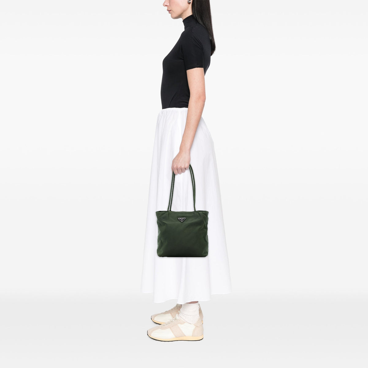 Prada Tessuto Tote — Green